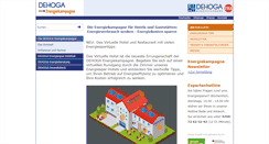 Desktop Screenshot of energiekampagne-gastgewerbe.de